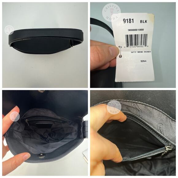 NEW Vintage Coach Whitney Mini Hobo Bag 9181 Black 1999 Turkey - Picture 10 of 10